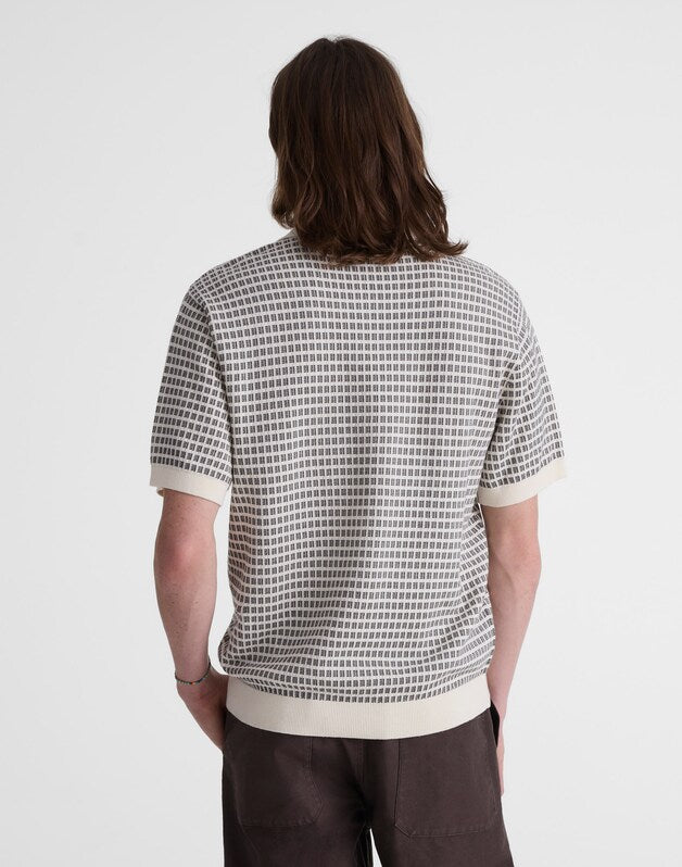 Single-Button Sweater Polo VINTAGE IVORY