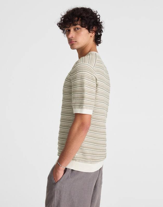 Retro Sweater Tee DUSTY PEARL