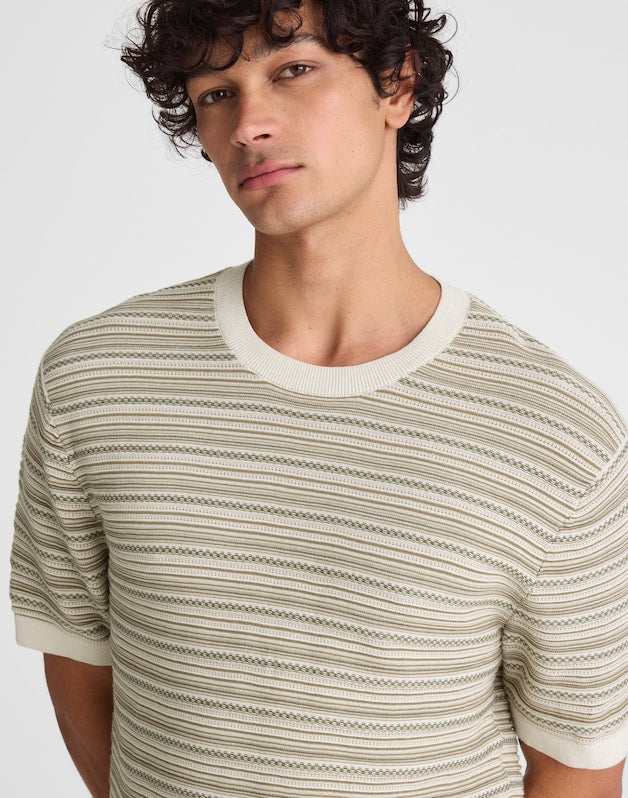 Retro Sweater Tee DUSTY PEARL