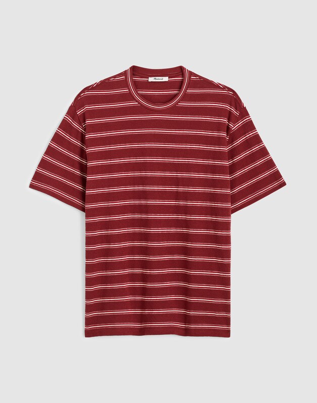 The Vintage Tee in Jacquard DUSTY MERLOT