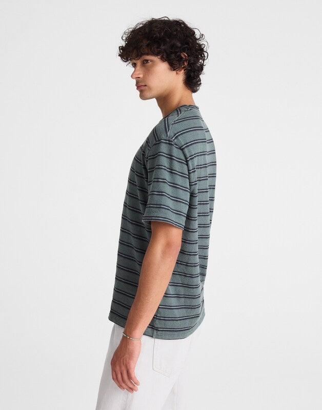 The Vintage Tee in Jacquard OVERDYE SHADED FOREST