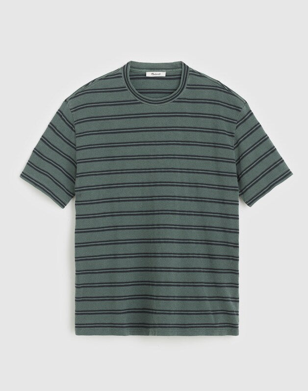 The Vintage Tee in Jacquard OVERDYE SHADED FOREST