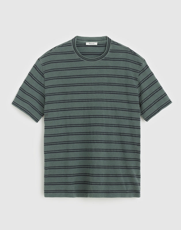 The Vintage Tee in Jacquard OVERDYE SHADED FOREST