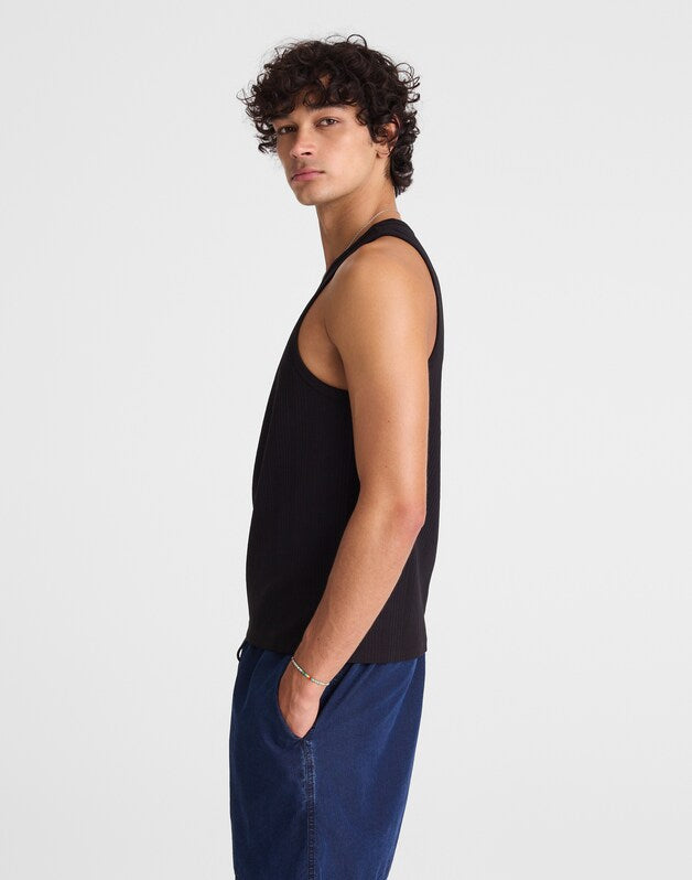 Textured Tank JET BLACK