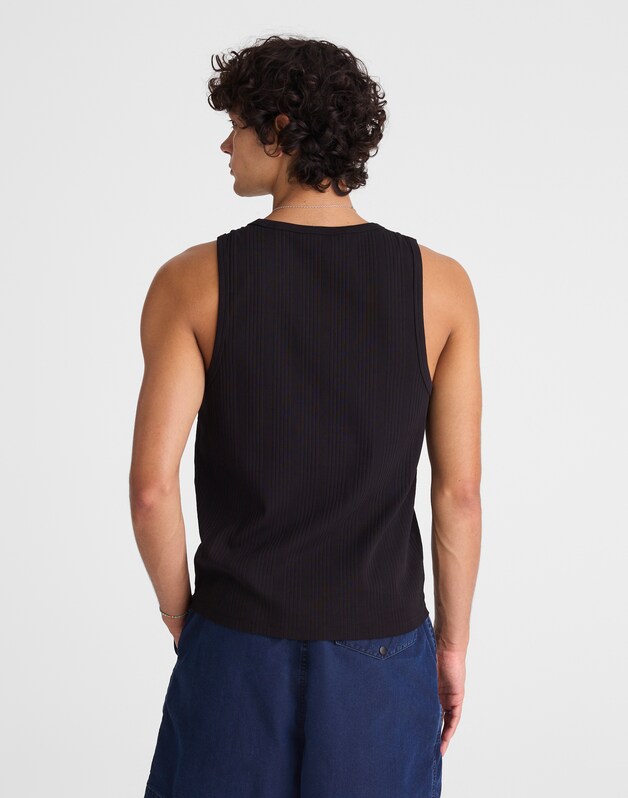 Textured Tank JET BLACK