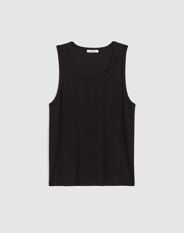 Textured Tank JET BLACK