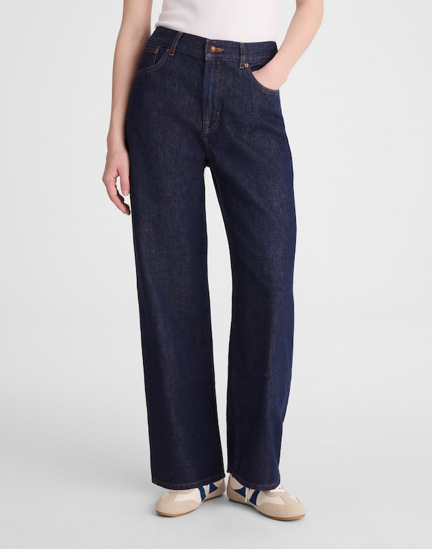 The Perfect Vintage Wide-Leg Jean in Airy Denim RINSE WASH