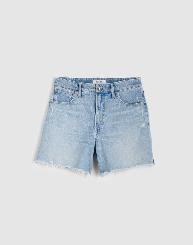 The Curvy Perfect Vintage Mid-Length Short in Foster Wash FOSTER WASH
