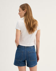 The Emmy Denim Short MARINA BLUE