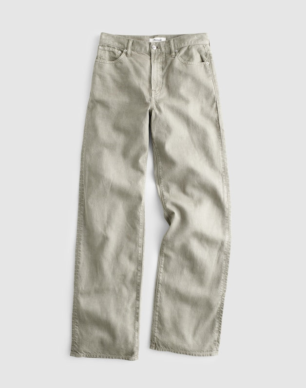 The Perfect Vintage Wide-Leg Jean in Airy Denim CHATEAU OLIVE