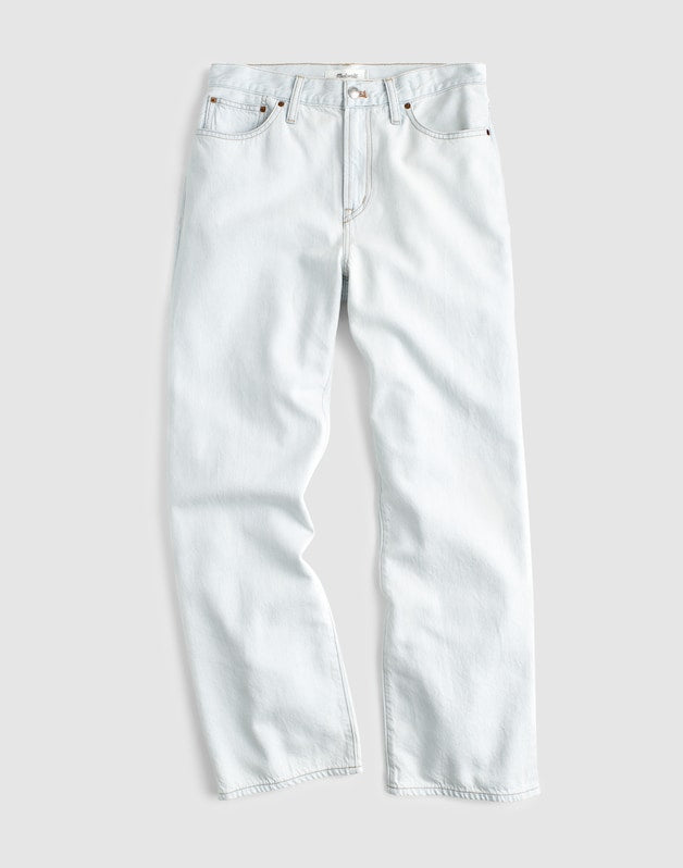 The Short Perfect Vintage Wide-Leg Crop Jean in Airy Denim EXTRACTED SKY WASH