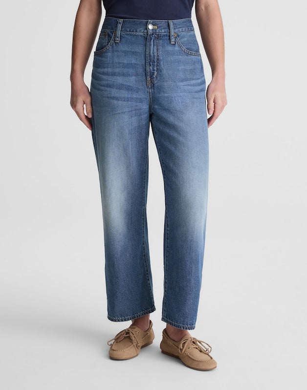 The Perfect Vintage Wide-Leg Crop Jean in Airy Denim SOLSTICE WASH