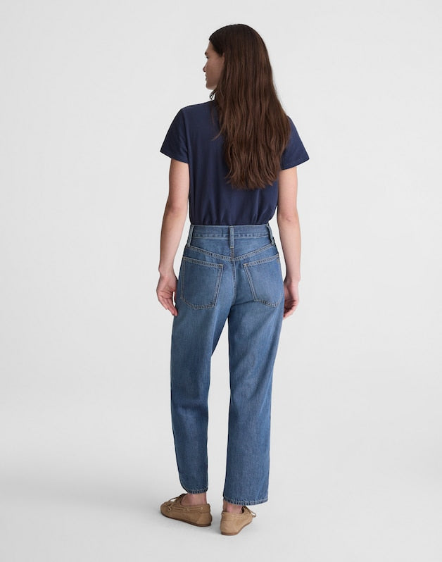 The Perfect Vintage Wide-Leg Crop Jean in Airy Denim SOLSTICE WASH