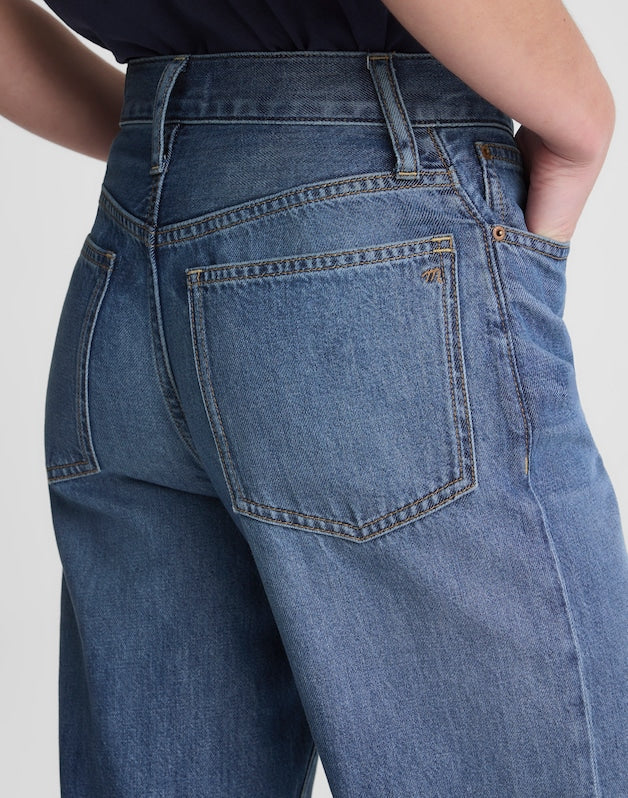 The Tall Perfect Vintage Wide-Leg Crop Jean in Airy Denim SOLSTICE WASH