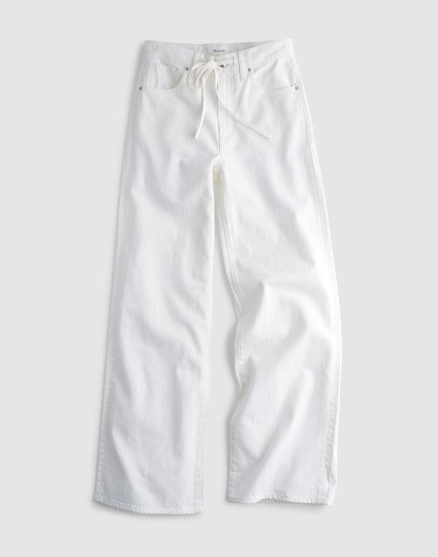The Ultimate Wide-Leg Jean in Tile White TILE WHITE