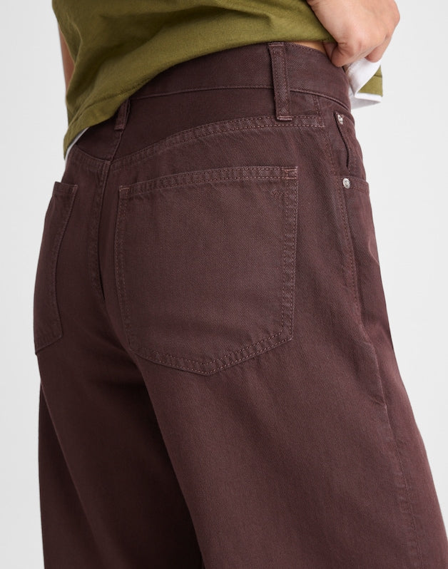 The Tall Ultimate Wide-Leg Jean in Airy Denim BURNT COCOA