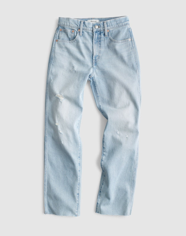 The Longline Straight Crop Jean in Foster Wash FOSTER WASH
