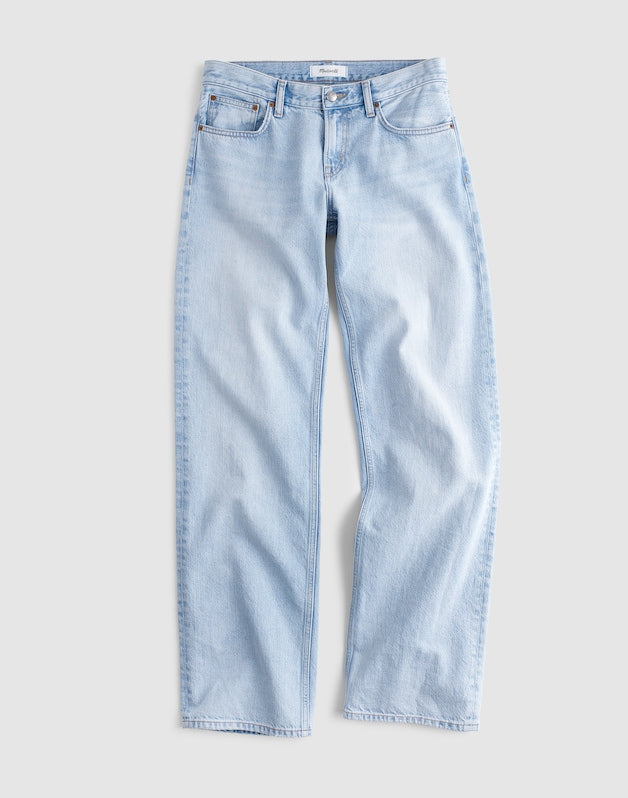 The Short Low-Rise Loose Jean in Foster Wash FOSTER WASH