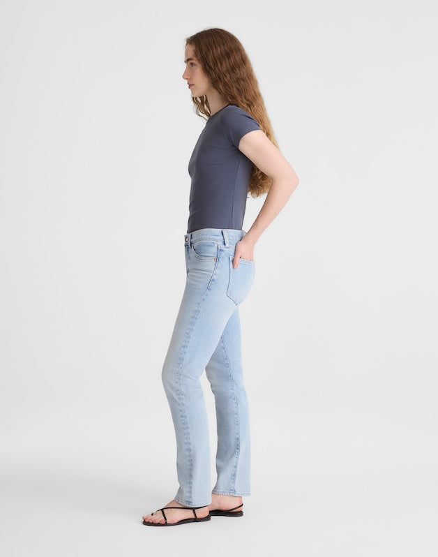 The Jules Slim-Straight Jean in Foster Wash FOSTER WASH