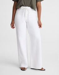 The Curvy Ultimate Wide-Leg Jean TILE WHITE