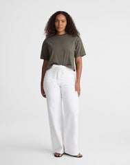 The Curvy Ultimate Wide-Leg Jean TILE WHITE