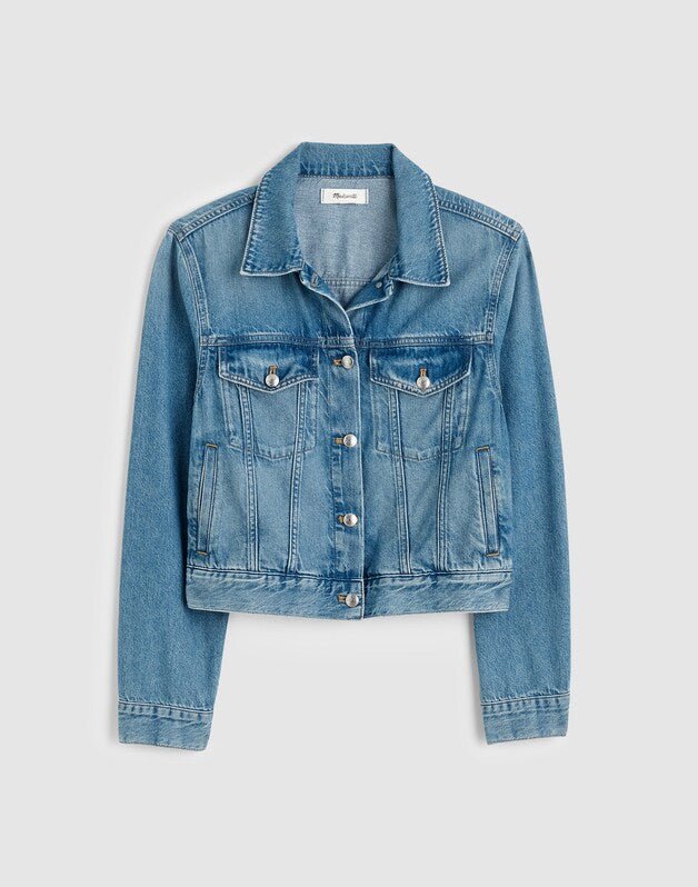 Denim Trucker Jacket WORN MID INDIGO