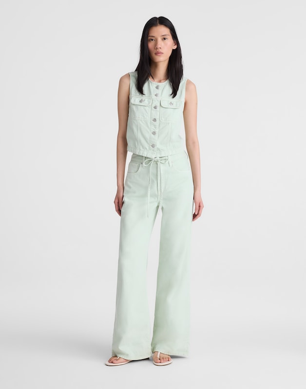Madewell x Shopbop Ultimate Wide-Leg Jean in Airy Denim STORIED SEA