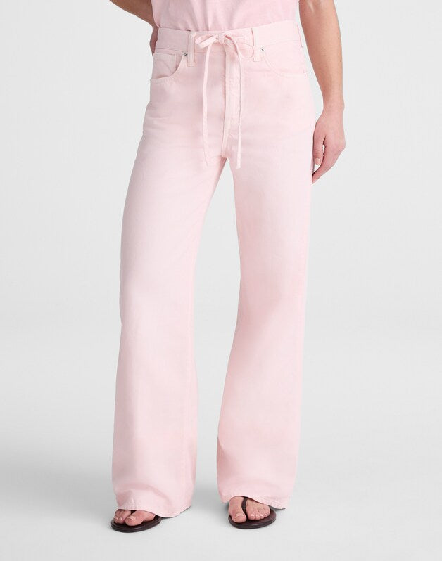 Madewell x Shopbop Ultimate Wide-Leg Jean in Airy Denim PALE PINK