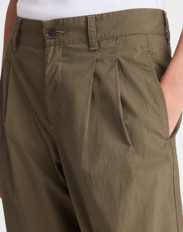 The Everyday Trouser in Poplin FADED IVY
