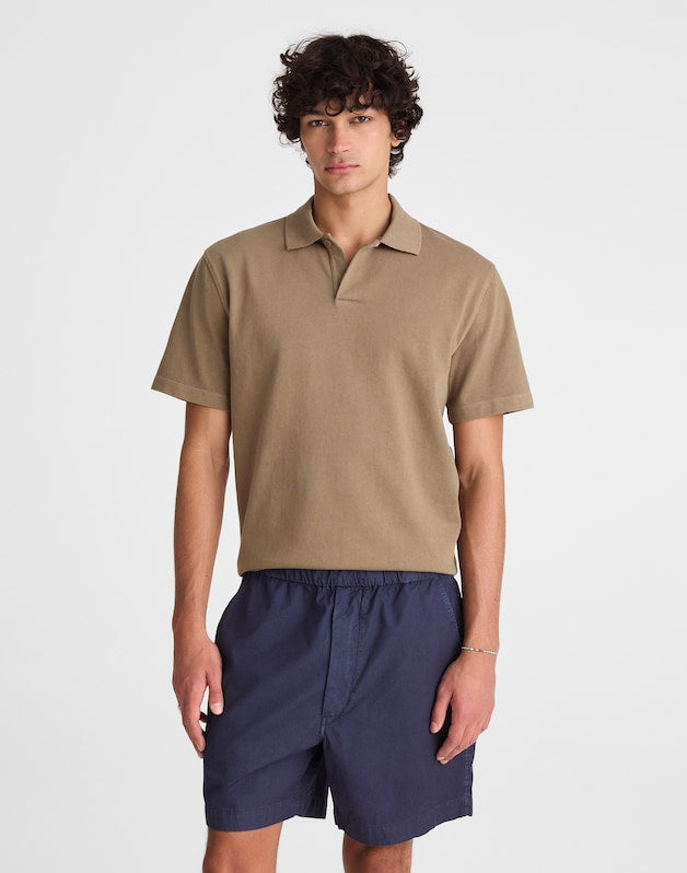 Pull-On Short in Poplin INK