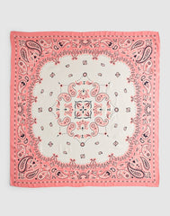 Madewell x Shopbop Oversized Bandana in Silk CORAL BLOOM