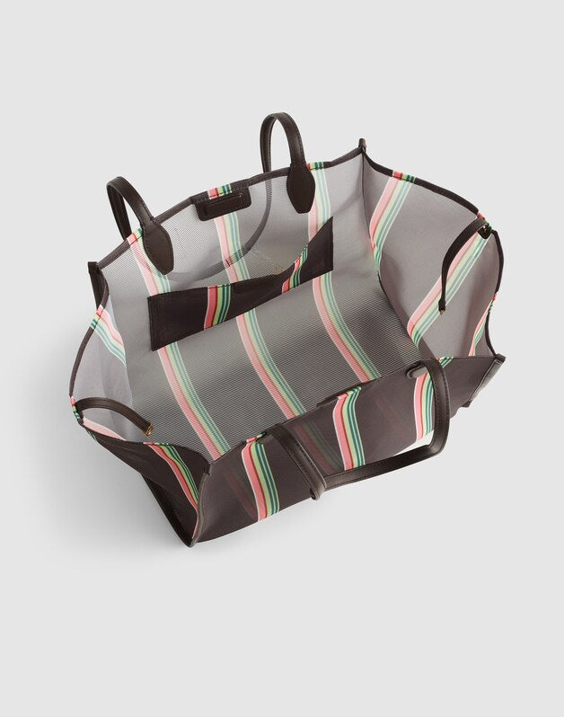 Lexington Tote DARK BROWN MULTI