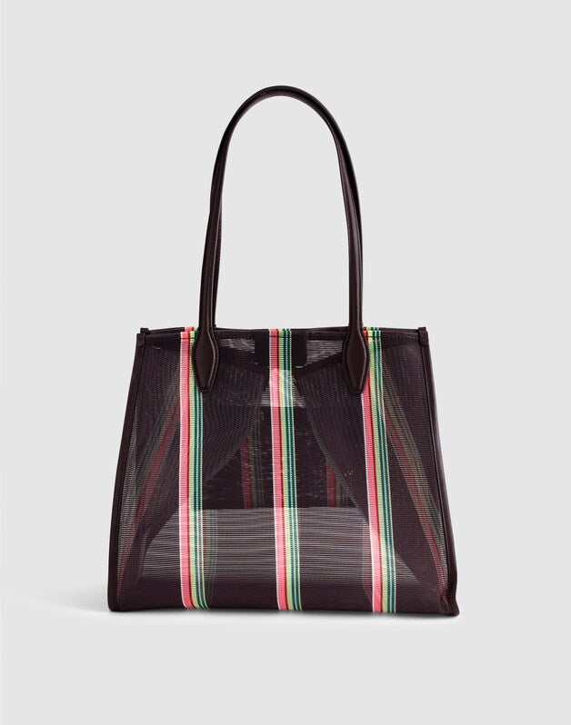 Lexington Tote DARK BROWN MULTI