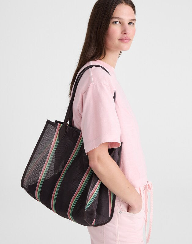 Lexington Tote DARK BROWN MULTI