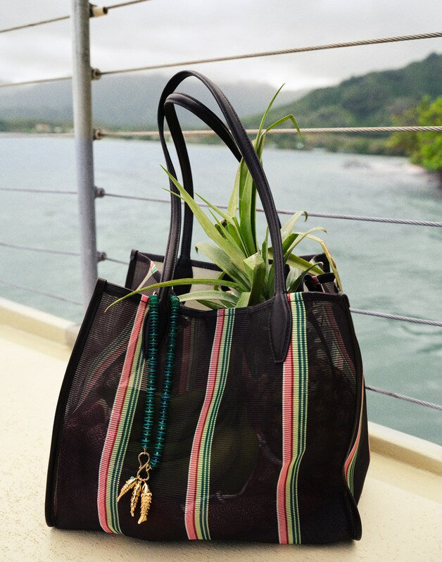 Lexington Tote DARK BROWN MULTI