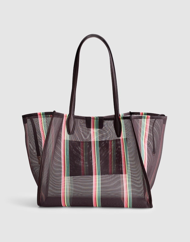 Lexington Tote DARK BROWN MULTI