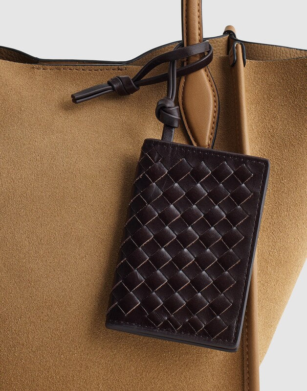 Woven ID Case COFFEE BEAN
