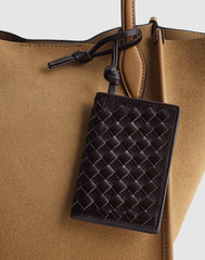 Woven ID Case COFFEE BEAN