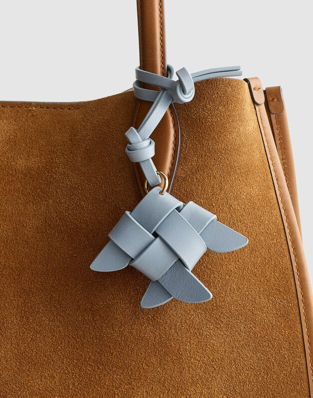 Woven Fish Bag Charm SERENE BLUE
