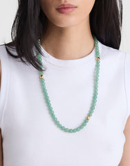 Madewell x Shopbop Semiprecious Beaded Necklace ANTIQUE GOLD