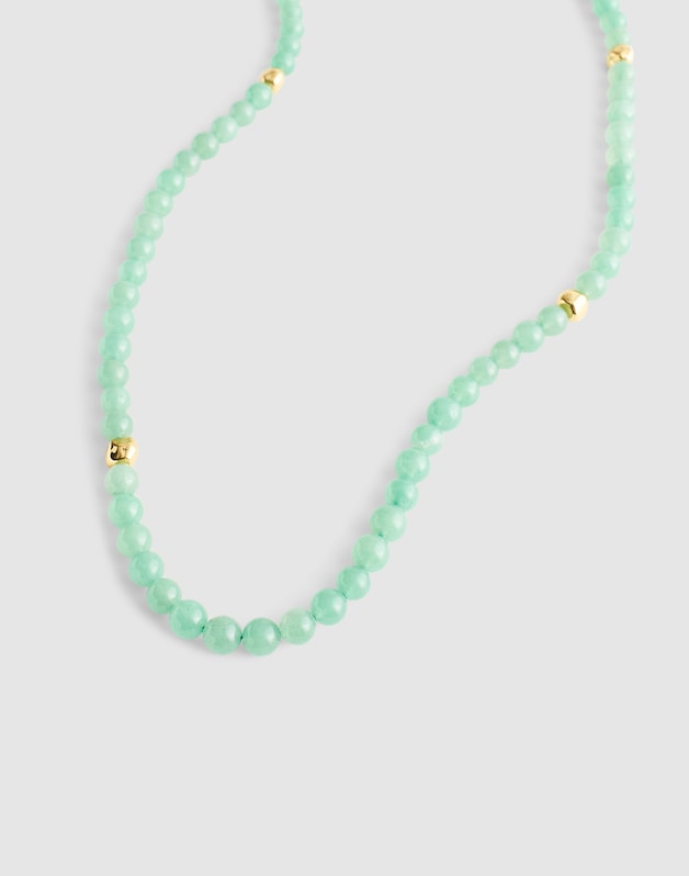 Madewell x Shopbop Semiprecious Beaded Necklace ANTIQUE GOLD