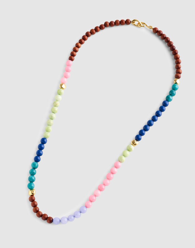 Madewell x Shopbop Semiprecious Beaded Necklace CLASSIC NAVY MULTI