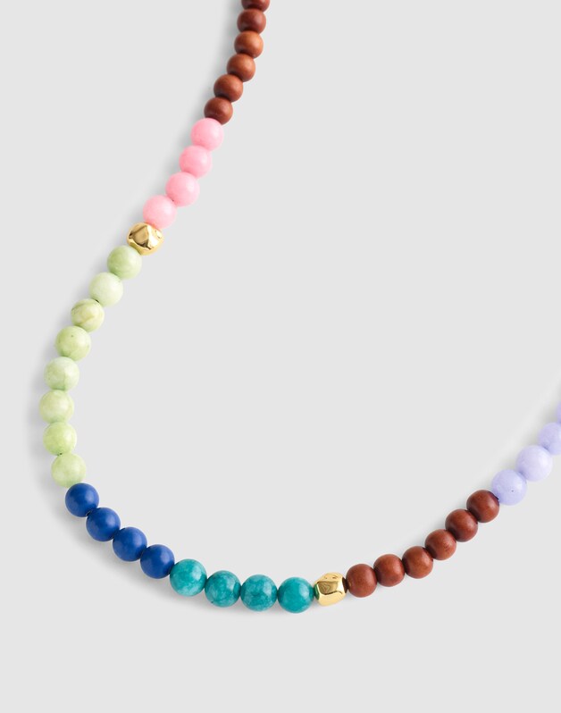 Madewell x Shopbop Semiprecious Beaded Necklace CLASSIC NAVY MULTI
