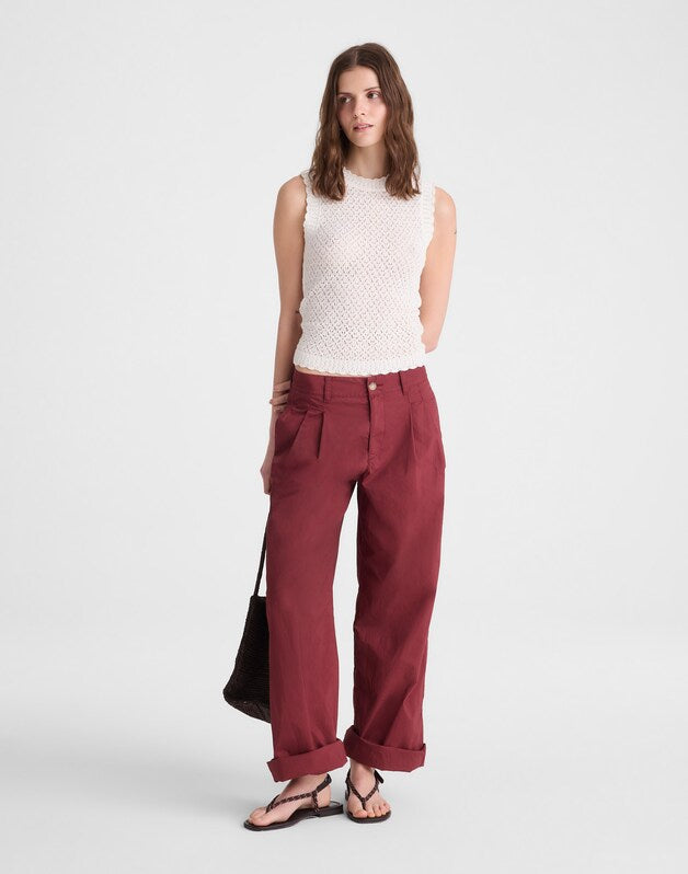 Pointelle Sleeveless Top LIGHTHOUSE