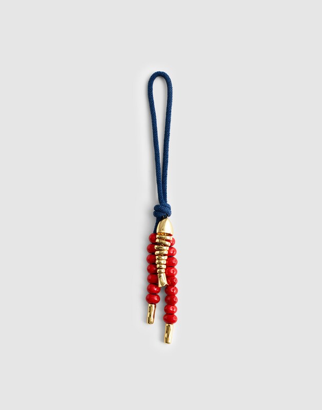 Fish Cord Bag Charm FRENCH BLUE