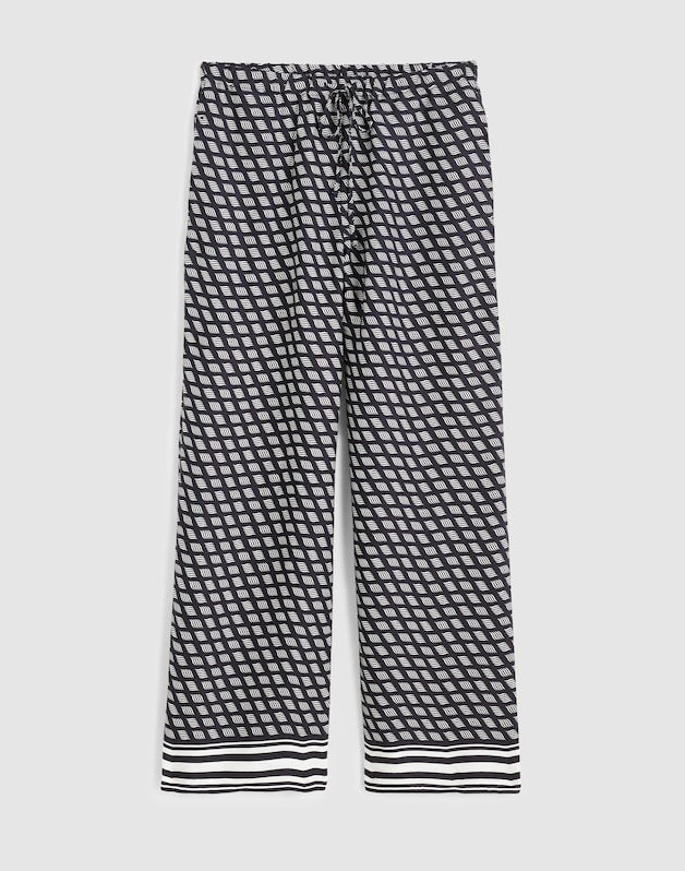 Pull-On Pants in Satin CLASSIC NAVY