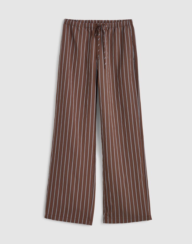 Pull-On Pants BROWN PERI TWIN STRIPE