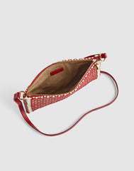 The Signature Woven Crossbody Pouch BRIGHT EMBER MULTI