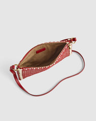 The Signature Woven Crossbody Pouch BRIGHT EMBER MULTI