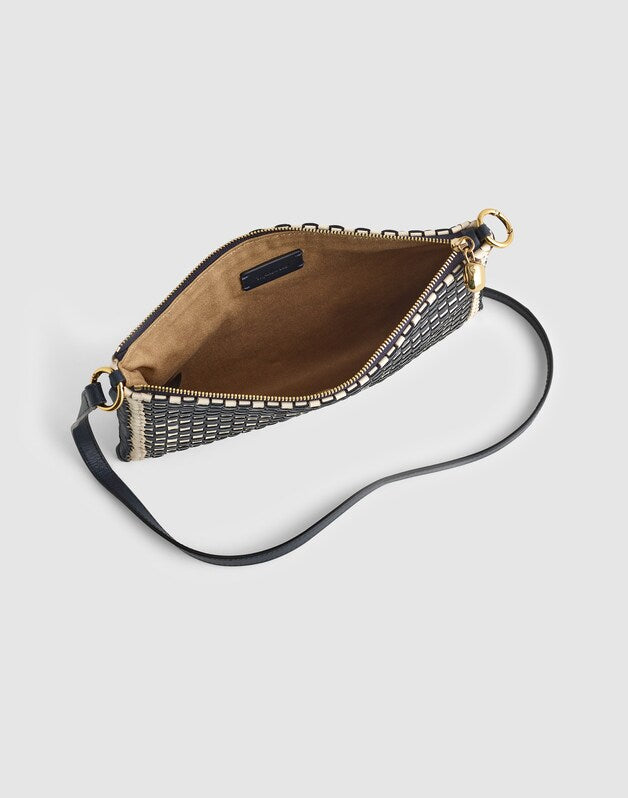 The Signature Woven Crossbody Pouch JUNIPER BERRY MULTI